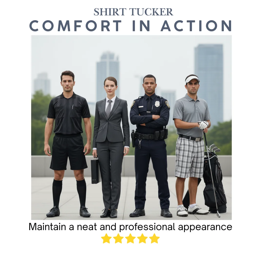 Shirt Tucker comfort in action