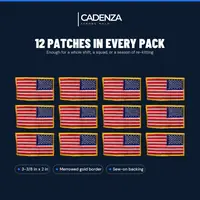 Twelve patches in every pack